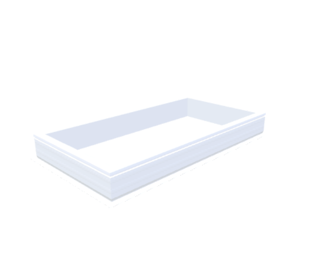 PVC-Aufsatzkranz 80x160 cm - Skylux